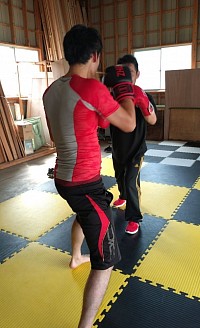 受け返しの練習風景🥊