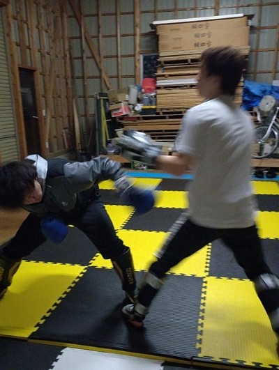 キックマススパー風景🥊