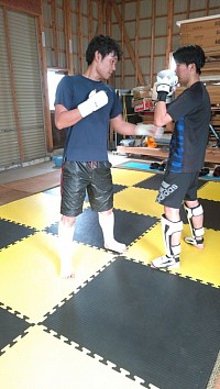 打撃ドリル風景🥊