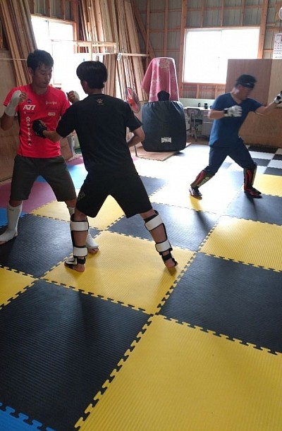 打撃ドリル風景🥊
