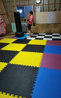 サンドバック打ち風景🥊
