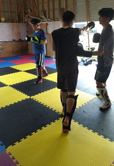 打撃ドリル風景🥊