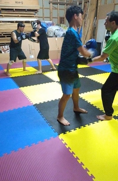 カウンター打撃ドリル風景🥊