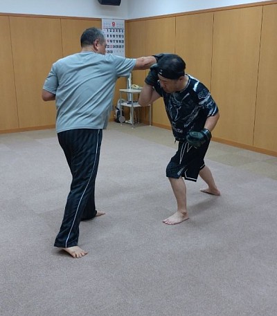 打撃ドリル風景🥊