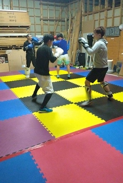 ディフェンス＆オフェンススパー風景🥊