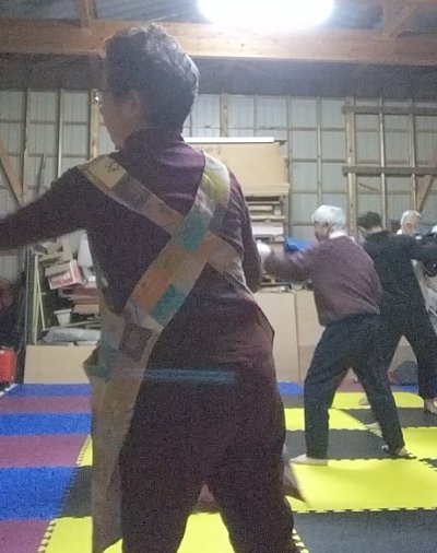 ミット打ち風景✨