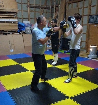 打撃ドリル風景🥊