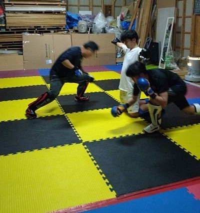 タックル補強風景✨