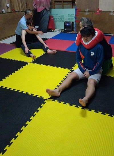 スリーパーホールドに挑戦✨