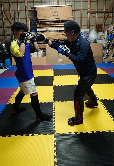 打撃ドリル風景🥊