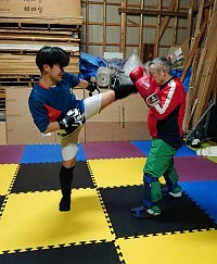 打撃ドリル風景🥊