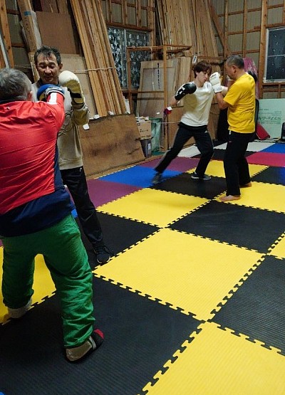 打撃ドリル風景🥊