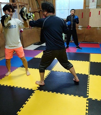 楽しくミット打ち🥊