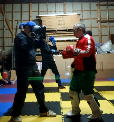 打撃ドリル風景🥊