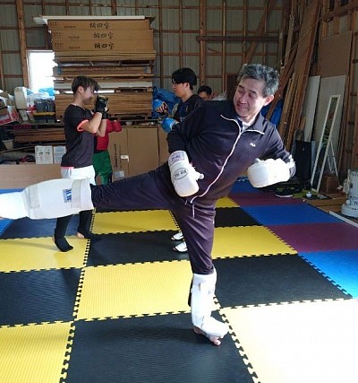 打撃ドリル風景🥊