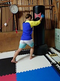 サンドバッグ打ちの風景🥊