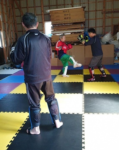 キックマススパー風景🥊