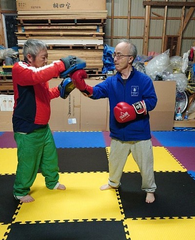 ６０代のミット打ち風景🥊