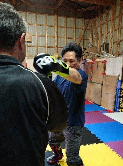 打撃ドリル風景🥊