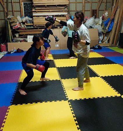 テクニカルミット打ち風景🥊