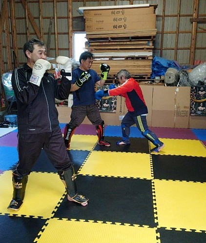 打撃ドリル風景🥊