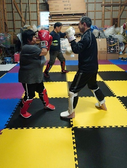 打撃ドリル風景🥊