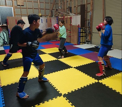 ディフェンス練習風景🥊