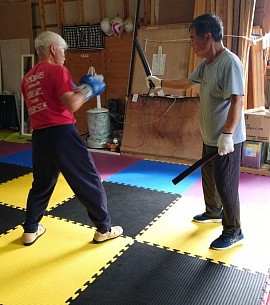 ミット打ち風景🥊
