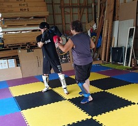 オフェンス&オフェンススパー風景🥊