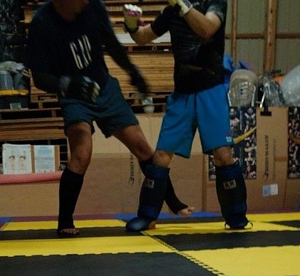 ＭＭＡ打撃&タックル打ち込み風景✨️